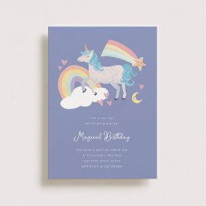A Magical Unicorn and Rainbow Birthday Party