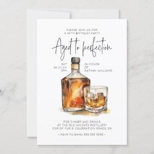 Aged to Perfection Whiskey Male Birthday