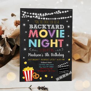 Backyard Movie Night Birthday
