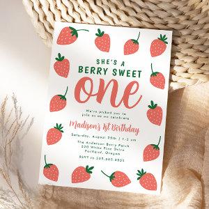 Berry Sweet One Strawberry 1st Birthday