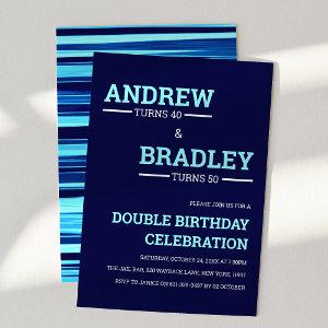 Blue Double Birthday Celebration
