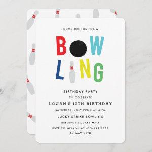 Bowling Fun Kid's birthday party _Multi