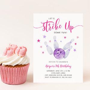Bowling Girl Birthday Party | Strike Up Some Fun
