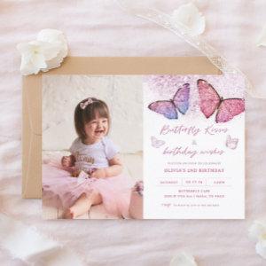 Butterfly Kisses And Birthday Wishes Party Photo