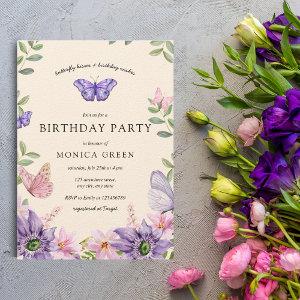 Butterfly Kisses & Birthday Wishes Garden Party