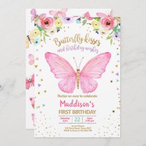 Butterfly Kisses Garden Floral Confetti Birthday