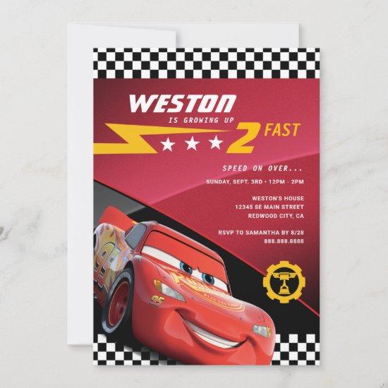 Cars Lightning McQueen | Two Fast Birthday