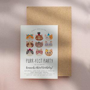 Cartoon Cats Kids’ Purr-fect Birthday Party