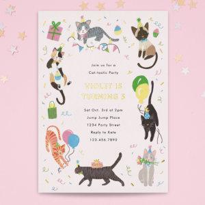 Cat-Tastic Kitty Cat Birthday Party With Gold Foil