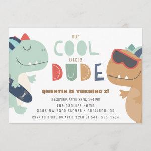 Cool Dude Dinosaur Boys Birthday Party
