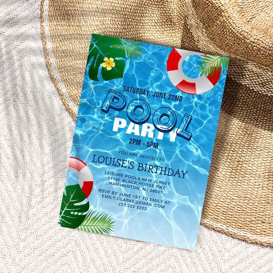 Cool Pool Party | Swimming Birthday