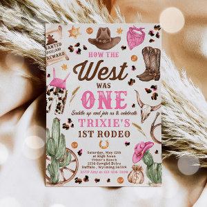 Cowgirl Rodeo 1st Birthday How The West Was One