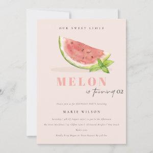 Cute Our Little Melon Blush Any Age Birthday
