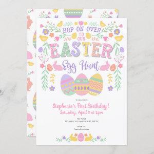 Easter egg hunt, Spring, Bunny, Girl Birthday