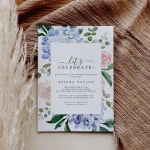 Elegant Blue Hydrangea | White Let's Celebrate