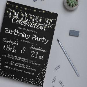 Elegant Double Celebration Birthday Party