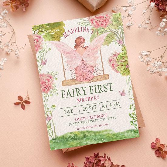 Fairy First Girl's 1st Birthday