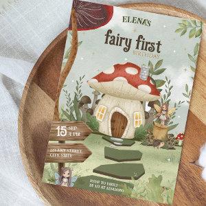 Fairy First Mushroom Forest 1st Birthday
