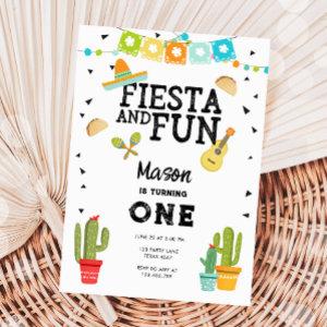 Fiesta and Fun Cactus Taco Boy 1st First Birthday