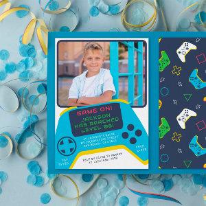 Game On | Cool Video Game Boy Birthday Party Photo