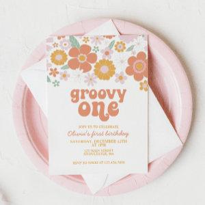 Groovy One Retro Floral first birthday