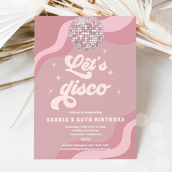 Groovy Retro 70s Let's Disco Birthday Party