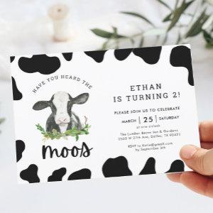 Have You Heard The Moos Cow Boy 2nd Birthday