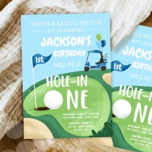 Hole In One Golf Boy First Birthday Par-Tee