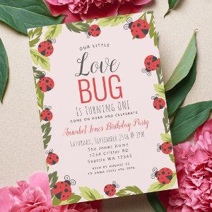 Little Love Bug Ladybug Kids 1st Birthday
