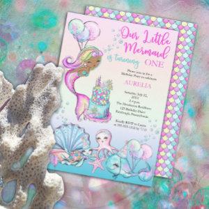 Little Mermaid of Color Girl 1st Birthday Party