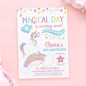 Magical Rainbow Unicorn Birthday