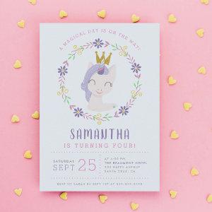 Magical Unicorn Princess | Pink & Gold Birthday