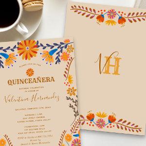 Mexican Floral Earthy Western Quinceanera and Mass