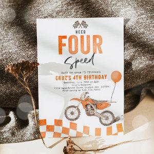 Need Four Speed Dirt Bike Boy 4th Birthday Party