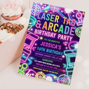 Neon Glow Laser Tag And Arcade Birthday Party