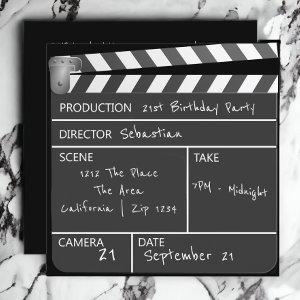 Novelty Personalized Custom Movie Clapperboard