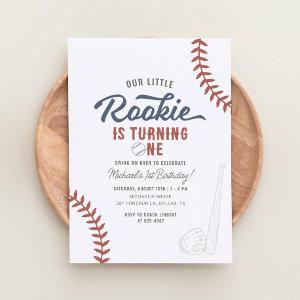 Our Little Rookie Baseball 1st Birthday