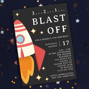 Outer Space Kids Birthday Party Rocket