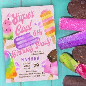 Popsicle Party Any Age Girls Super Cool Birthday