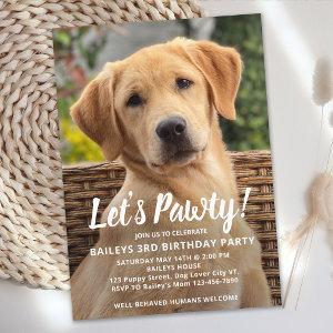 Puppy Dog Birthday Party Personalized Pet Photo