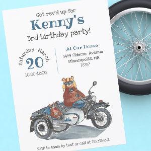 Rev'd Up Motorcycle Bears Birthday