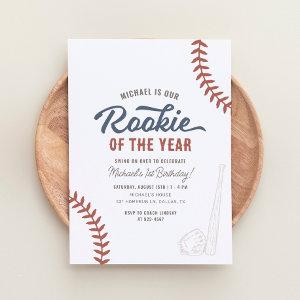 Rookie of the Year Baseball 1st Birthday