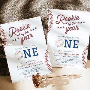 Rookie of the Year First Birthday Baseball Party