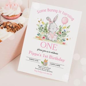 Some Bunny Is Turning One Bunny 1st Birthday Party