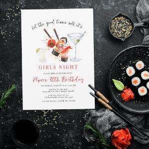 Sushi Party | Good Times Roll Girls Night Party