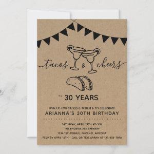 Tacos & Tequila Margarita Birthday Party - Any Age