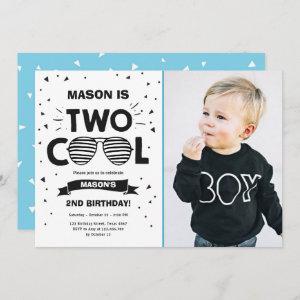 Two Cool Sunglasses Boy Second Birthday Party