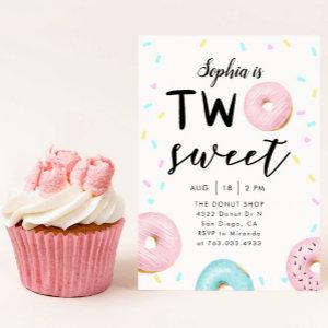 Two Sweet 2nd Donut Theme Birthday Party