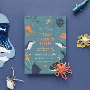 Under The Sea | Ocean Animals Boys Birthday Party