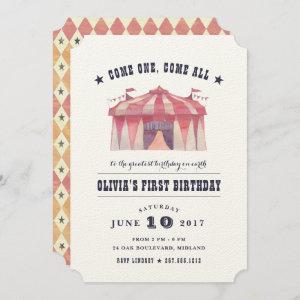Vintage Circus Birthday Party